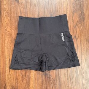 Gymshark Energy+ Seamless Black High-Waist Shorts